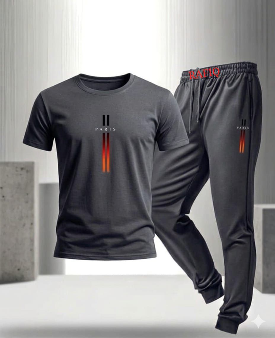 NEW ARRIVAL 2 PC PRINTED SUMMER TRACKSUIT FOR MEN _ SOFT AND COMFORTABLE FABRIC SUMMER TRACKSUIT FOR MEN _TRACKSUIT FOR MEN_ PREMIUM T SHIRT AND TROUSER SET PRINTED SUMMER TRACKSUIT FOR MEN_TRACKSUIT FOR BOYS