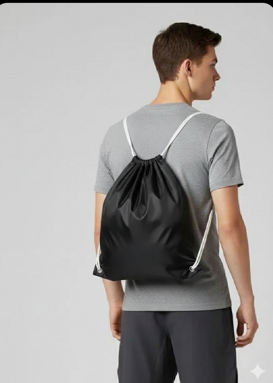 Drawstring Bags for Girls and Boys, Gym Travaling & Sports Bag, Usefull for Umrah and Hajj For Men & Women, Dori Bag for Shoes & Swimming Bag With Perachute, Non Vovin and Denim Quality, also Water proof, Drawstring Backpack Shoulder Bags
