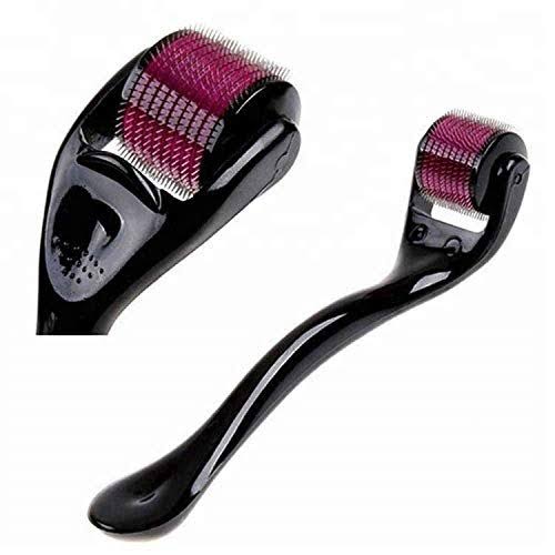 Derma Roller for Hair & Skin 0.5MM Beard Growth - Microneedling Roller Beard Dermaroller for Face Body Scalp Men Women