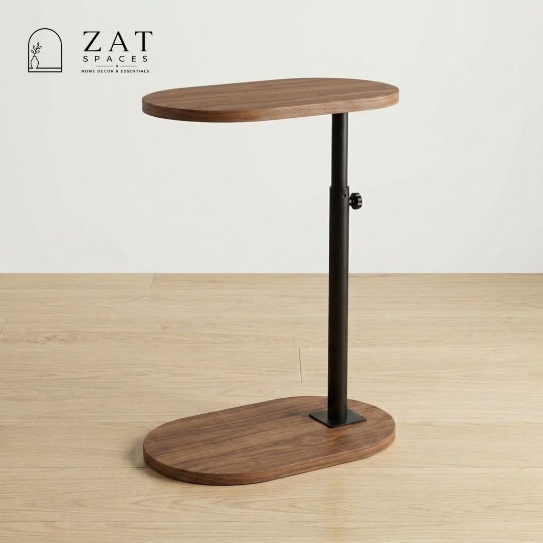 Adjustable Laptop Table | Overbed Table | Sofa Side Table | C Shaped Table | Bedside Table | Coffee Table | Study Desk | Rolling Laptop Desk | ZAT Spaces