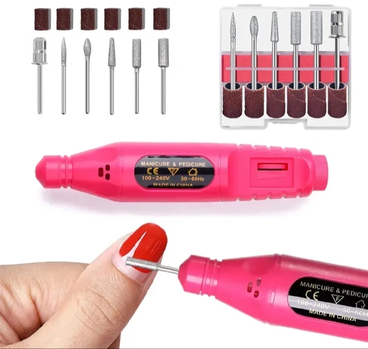Zeteo Strong Electric Nail Sander Nail Drill Machine Grinding Equipment Milling Cutter For Manicure Pedicure Polishing Tools