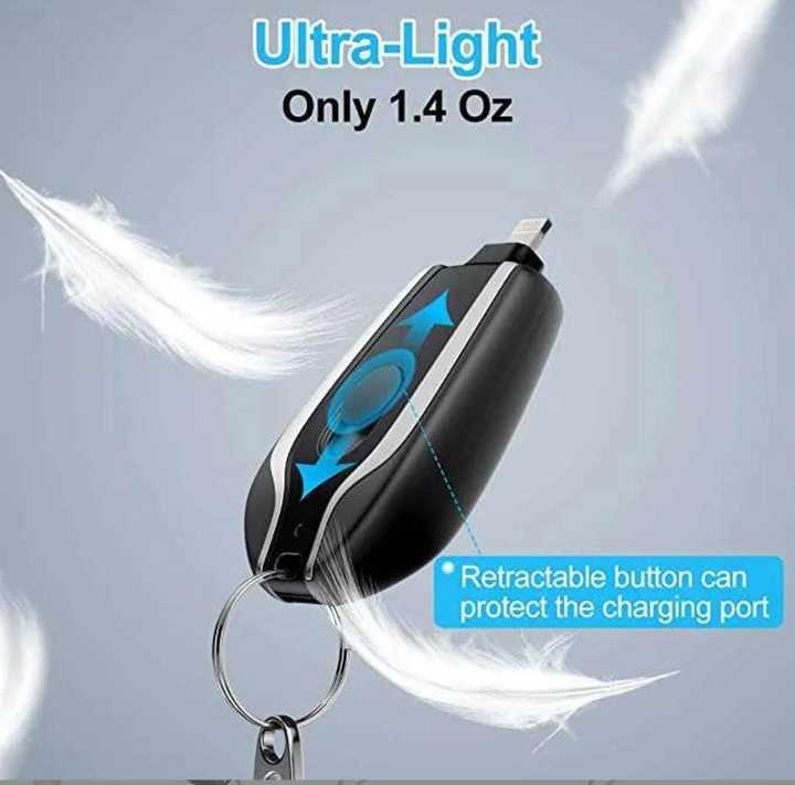 Emergency Power Bank | Mini Portable Backup Charger | Pocket Size Phone Charger | Portable Emergency Charger
