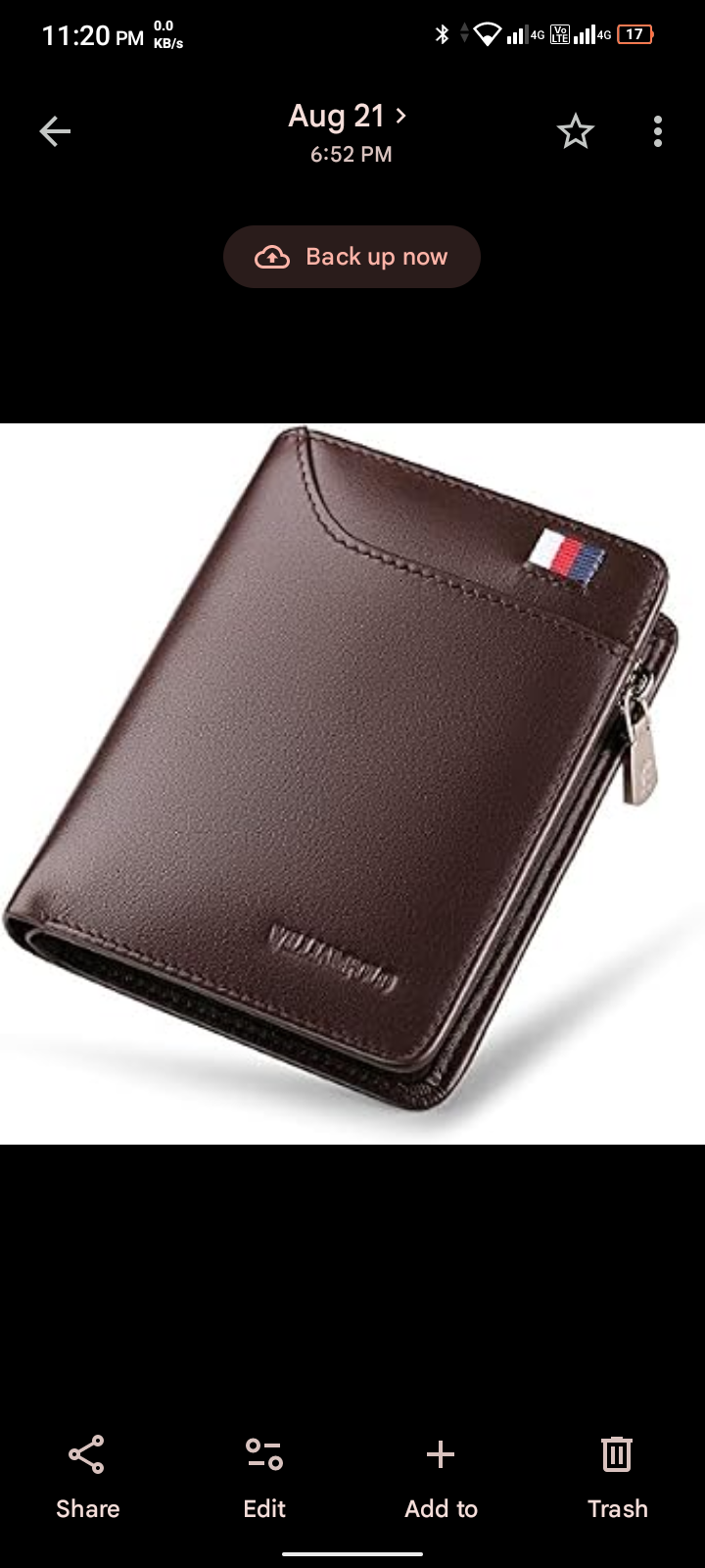 Zip Card Holder |Genuine Leather Wallet for Men and Boys |Zip card pouch |Stylish Leather Card Holder Wallet with Zip – Slim, Smart, and Functional Design | Long and slim wallet for men lZip card holder for men
