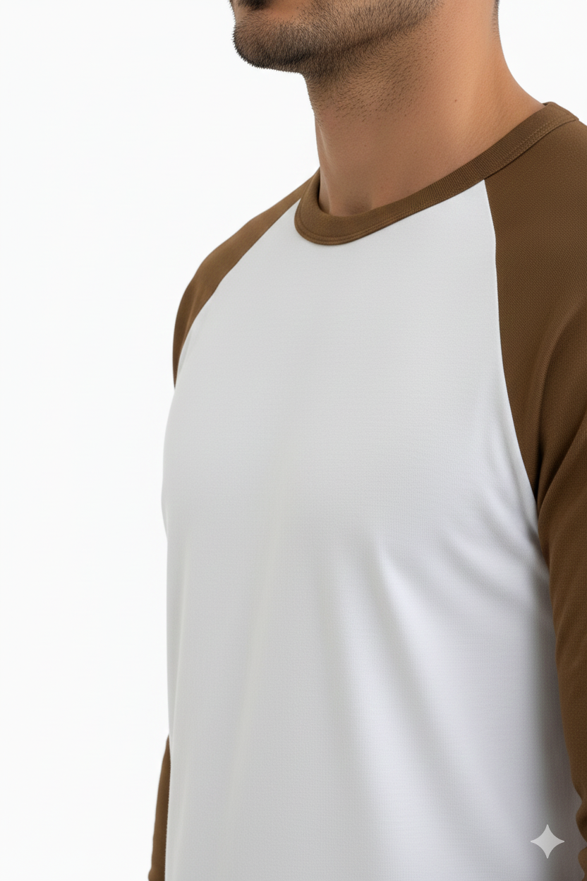 Men's Basic Reglan Long Sleeve T-Shirts