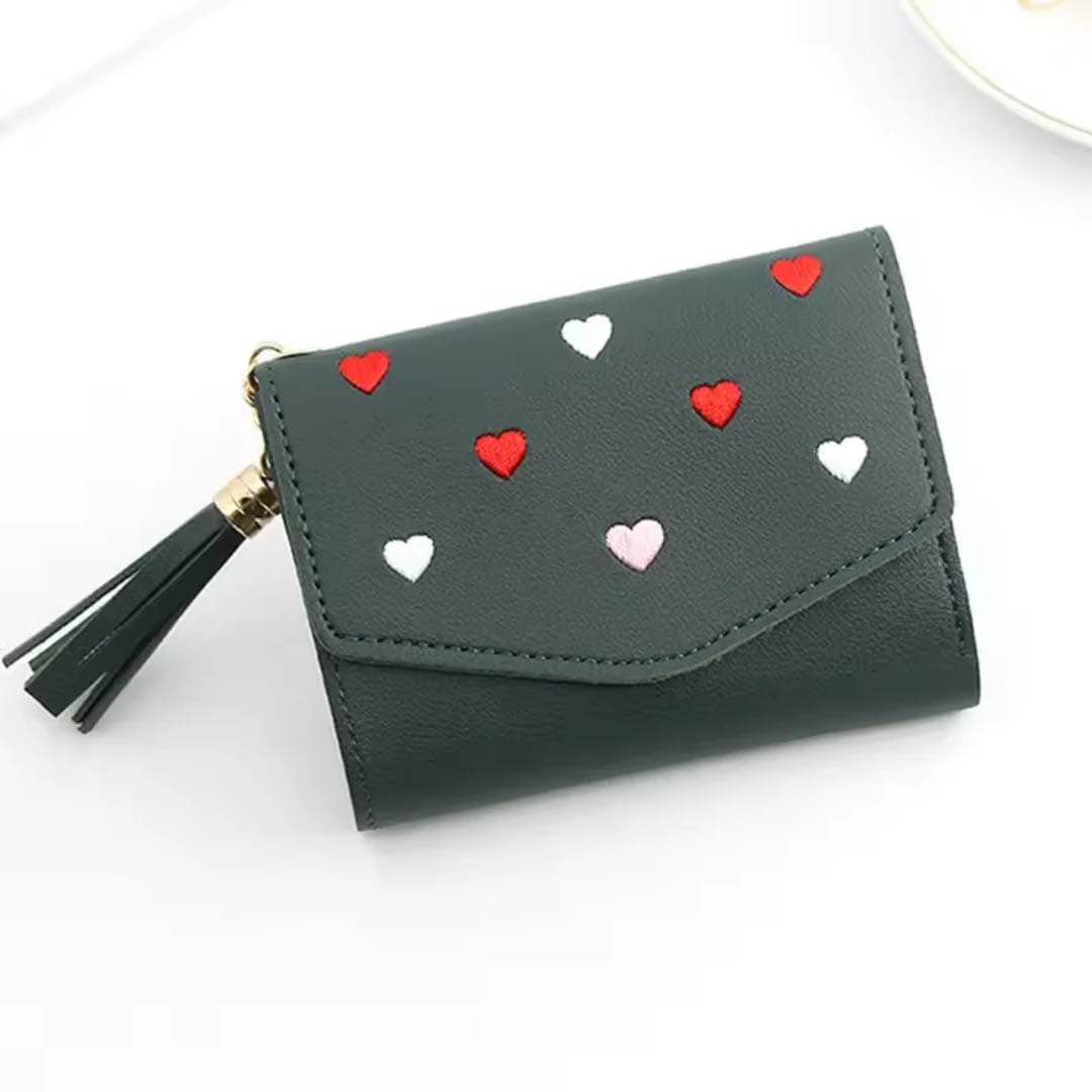 Crocodile Pattern PU Leather Tri-Fold Wallet