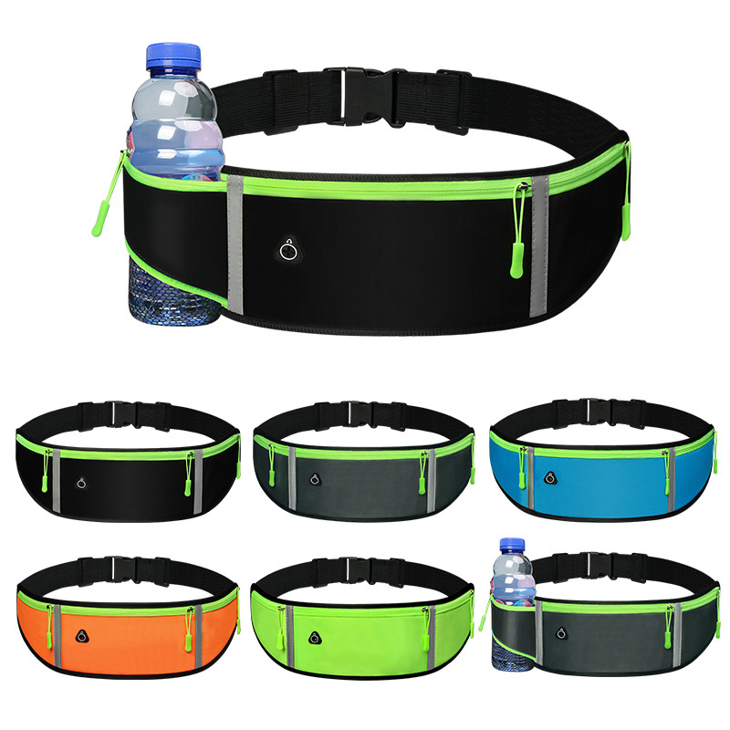 Sport Running Phone Case Waist Bag For Women Men Waterproof Comfortable Cycling Running Bag Safty Reflective Tape Sport Belt