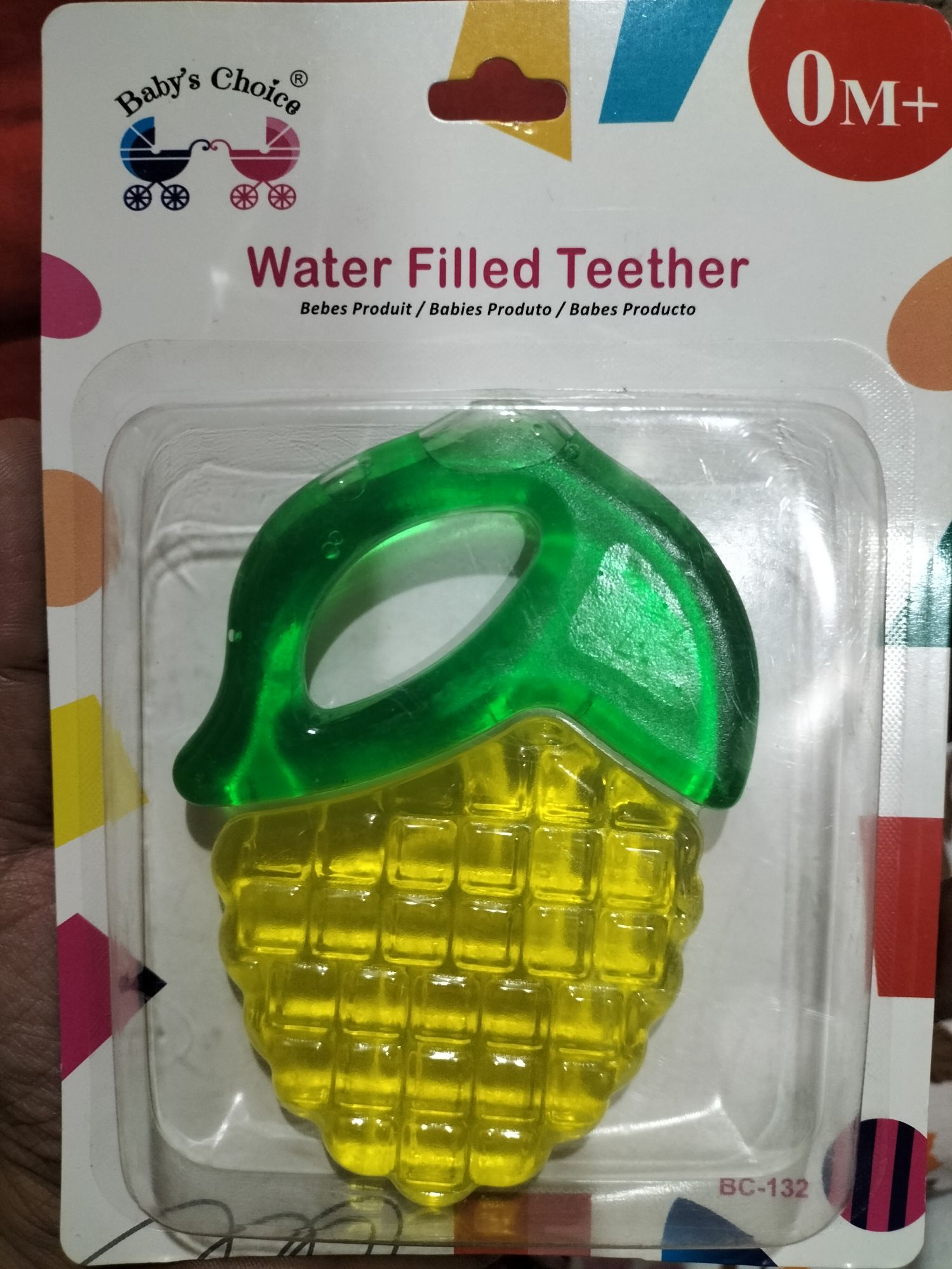 Baby Teether - Water Filled. Fruit Shape