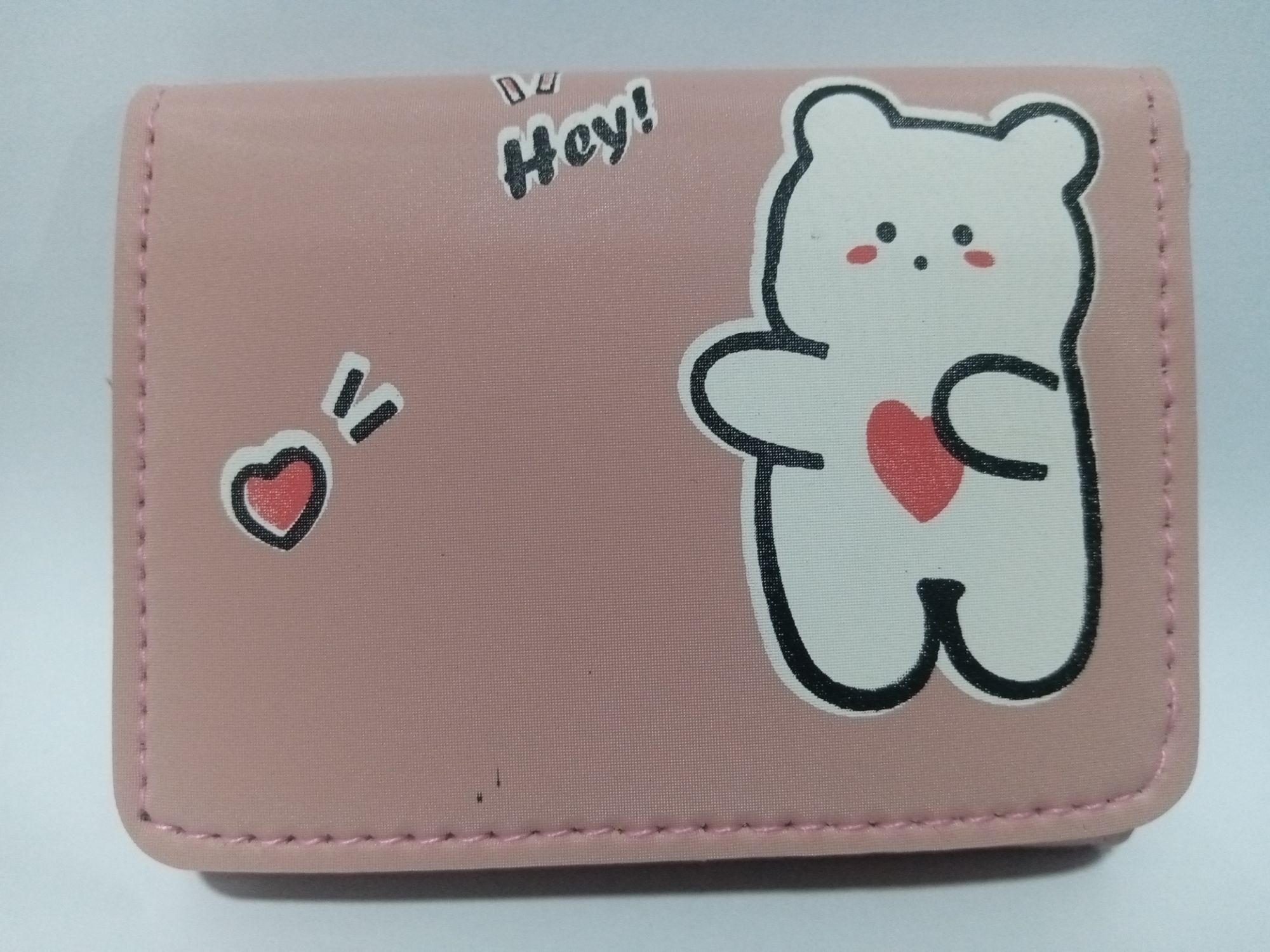 Cute Women Wallet With Multi Card Slots Three Fold Lightweight Card Holder Bag For Girls Students