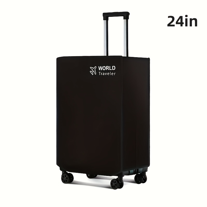 1pc Durable Luggage Dust Cover for World Travelers - Elastic and Scratch Resistant Luggage Protection Cover, Suitable for 18-32