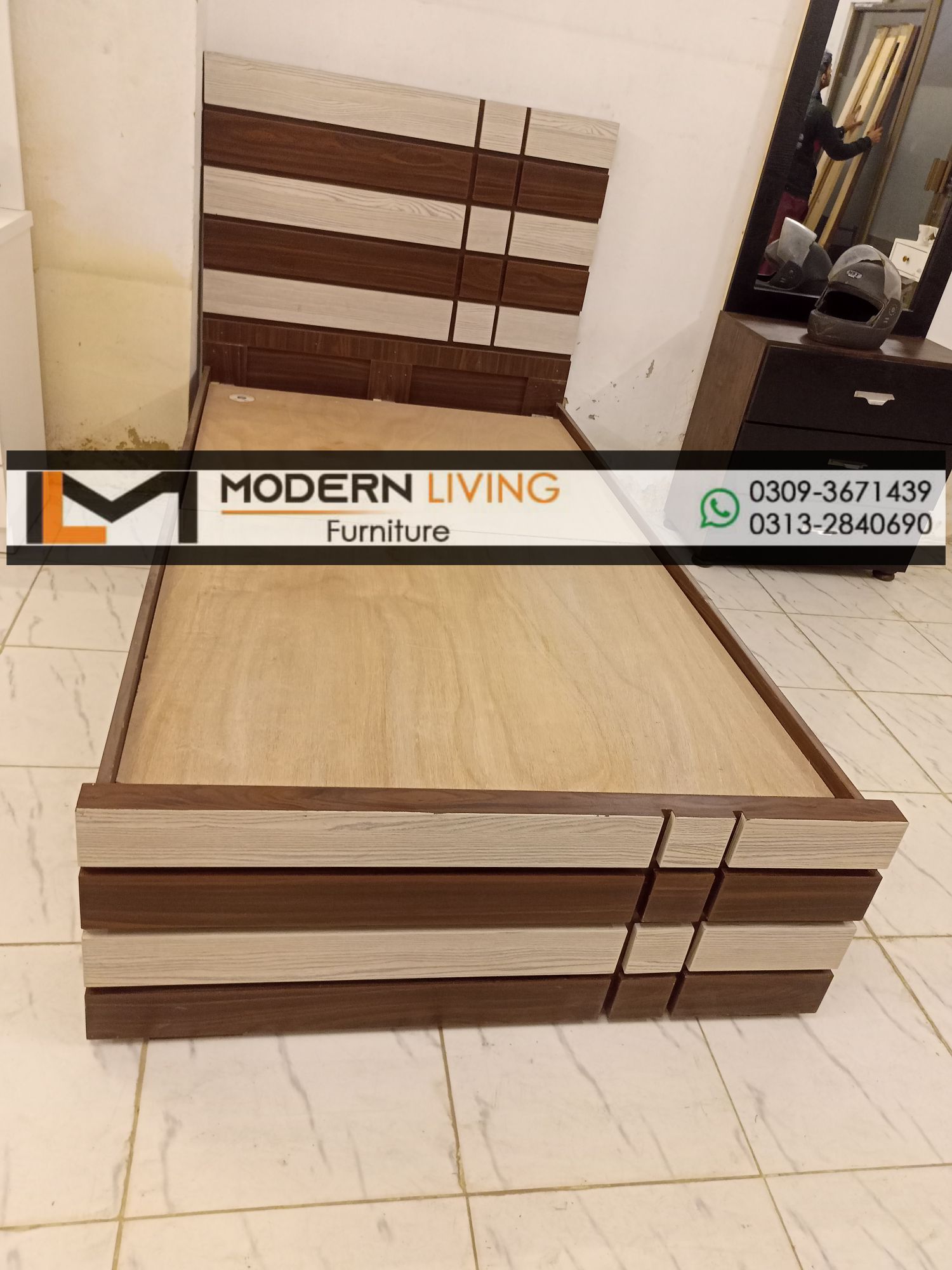 Modern Single bed 4012 Customized