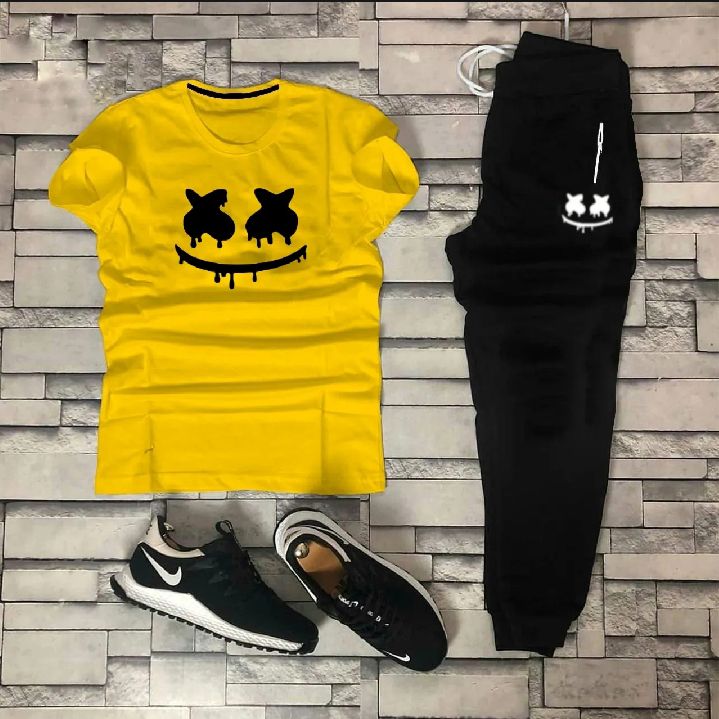 NEW ARRIVAL 2 PC PRINTED SUMMER TRACKSUIT FOR MEN _ SOFT AND COMFORTABLE FABRIC SUMMER TRACKSUIT FOR MEN _TRACKSUIT FOR MEN_ PREMIUM T SHIRT AND TROUSER SET PRINTED SUMMER TRACKSUIT FOR MEN_TRACKSUIT FOR BOYS
