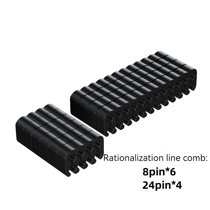 LDPCSJ Cable Comb Computer Power Supply Module Cable Comb Motherboard 24PIN Cable Organizer CPU Graphics Card Cable Clamp