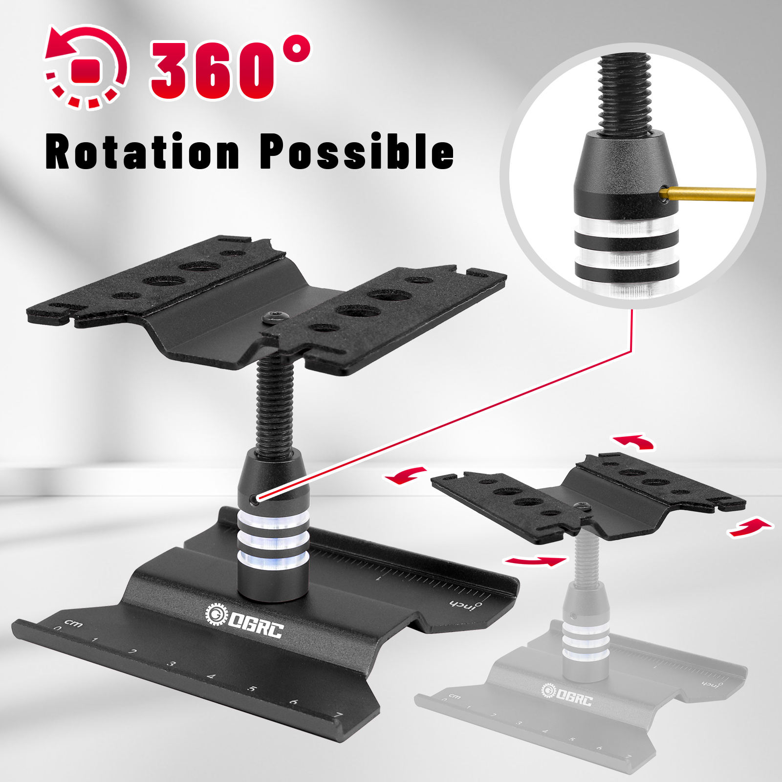 RC Work Stand RC Car Repair Stand Workstation for Axial SCX24 TRX4M FCX24 1/16 1/18 1/24 Scale RC Truck Crawler car Buggy