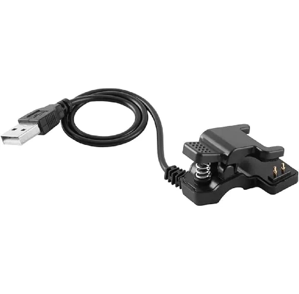 Universal USB Charging Clip Cable for Compatible Smart Fitness Band & Smart Watch – Fast Charging Magnetic Pin Charger – Black