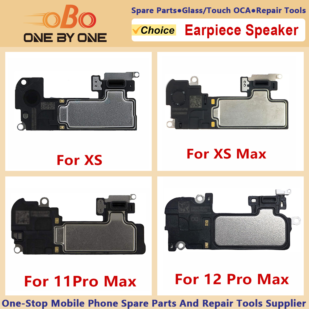 Ear Earpiece Speaker For iPhone X XS XR 11 12 PRO MAX MINI Ear Speaker Sound Repair Front EarPiece Replacement parts