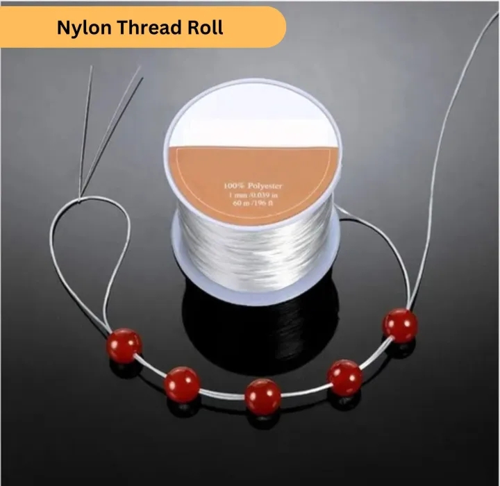 Transparent Elastic Thread for Bracelets | Stretchable String for Beads & Jewelry Making