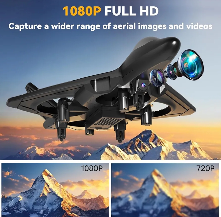 Fighter Jet Remote Control Airplane Toy for Kids | RC Fighter Jet Plane with Lights & Long Range | 360 Flip Stunt Roll & Rechargeable Remote Control Aircraft