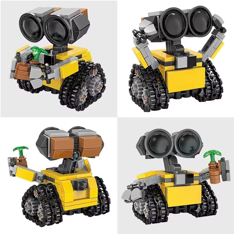 Mini Wally Building Blocks Kit MOC Multi Joint Movable Classic Movie Model Building Blocks Assembly Children's Toys Rising 