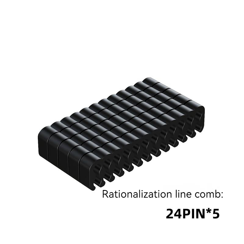 LDPCSJ Cable Comb Computer Power Supply Module Cable Comb Motherboard 24PIN Cable Organizer CPU Graphics Card Cable Clamp