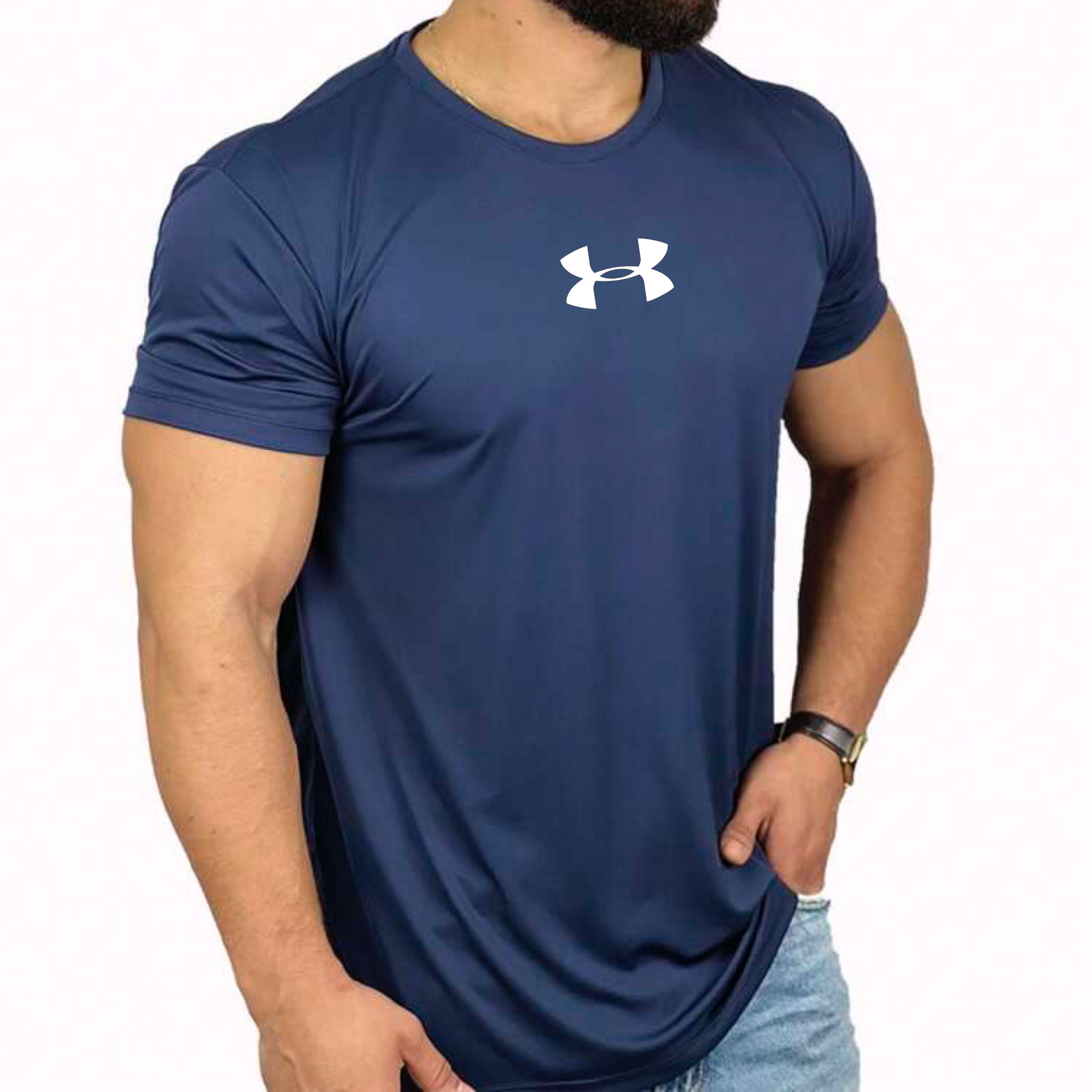 FitFlow Quick Dry Fit Tracksuit Navy for men With Free Short 3 Pieces