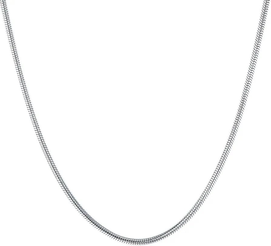 Silver Snack Chain 22 INCHES Regular Use Long Lasting For Men And Women