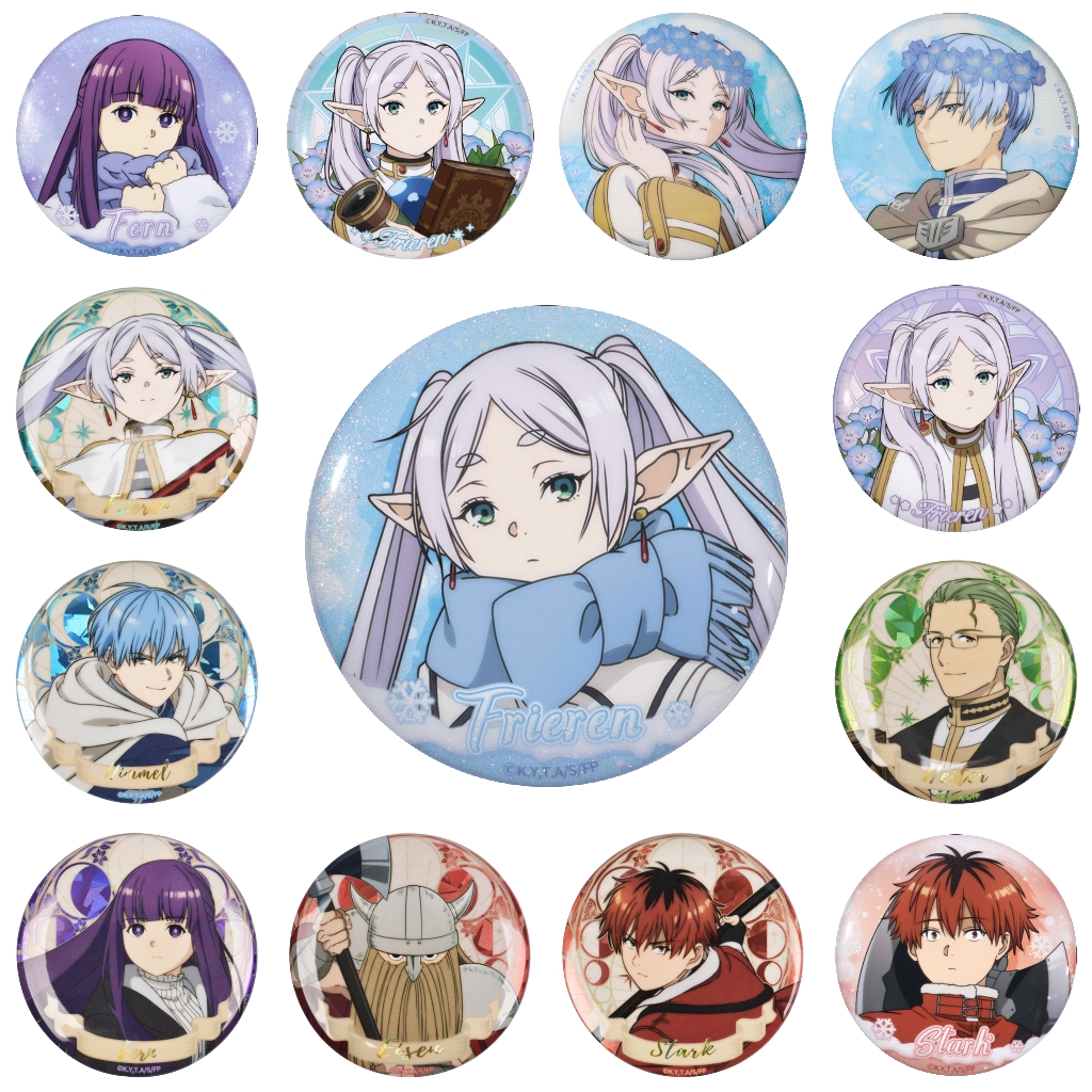 58mm Anime ‌Frieren: Beyond Journey's End‌ Eisen Himmel Lawine Stark Cosplay COSTUME Badge Pin SPTE Tinplate Brooch﻿ Prop Gilf