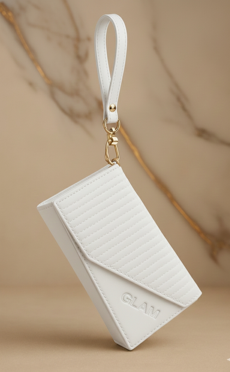 Fancy Hand Clutch for Girls & Women | Long Purse Wallet with Wristlet | Stylish Ladies Clutch Bag