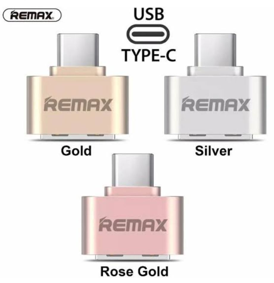 pack of 2 Remax Type C OTG Adapter Female USB to USB male Data adapter