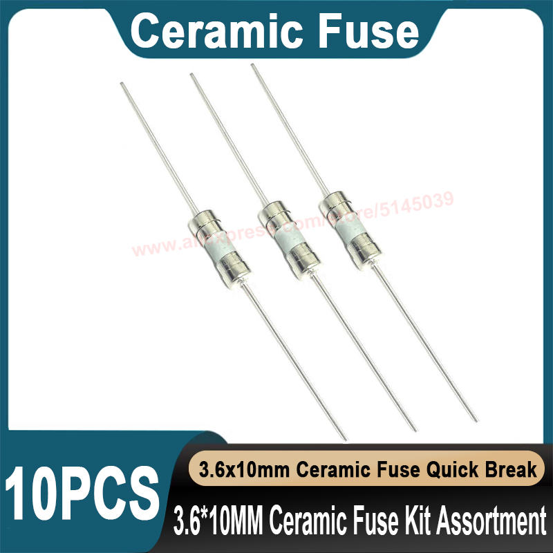 10 Amp Ceramic Anti Surge Fuses | 20mm Ceramic Anti Surge Fuses