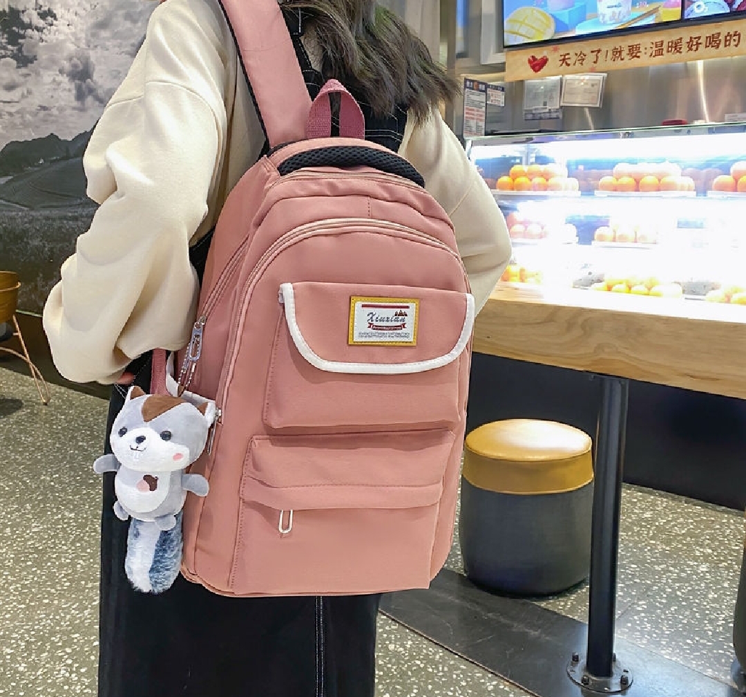 College Style Backpack Big Girls Bag