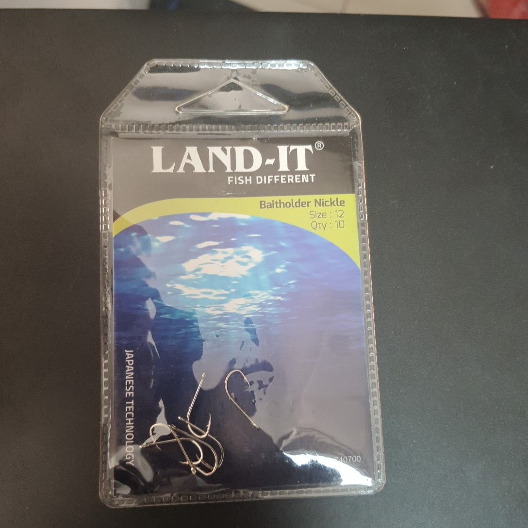 Fishing hooks land it ( sharp hooks) size=12 Qty 10 pc