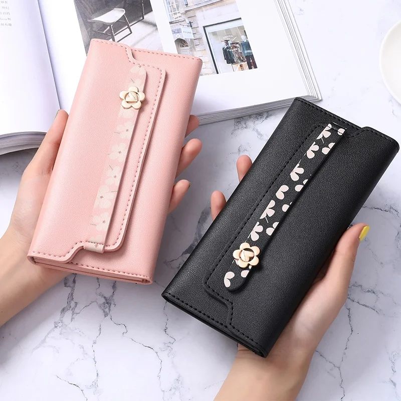 Simple high quality Long Wallet For womens