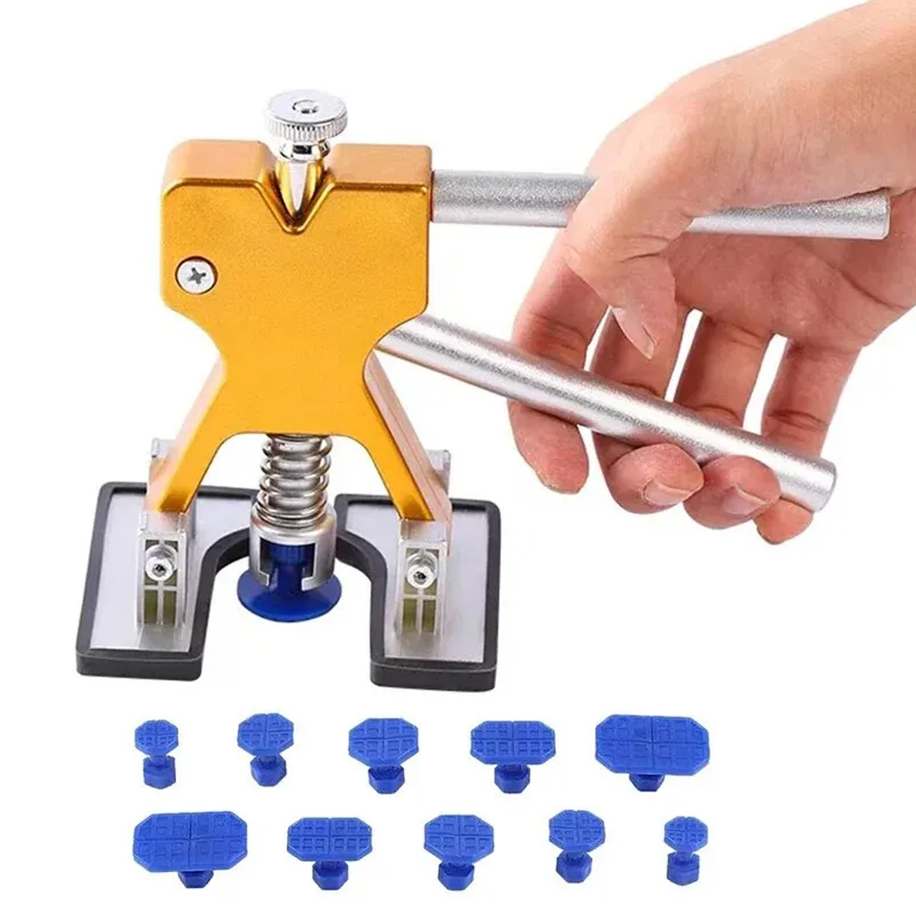Paintless Car Dent Puller Kit Lifter Body Dent Puller Remover Repair Auto Small Ding Hail Dent Removal Tools Automotive Workshop