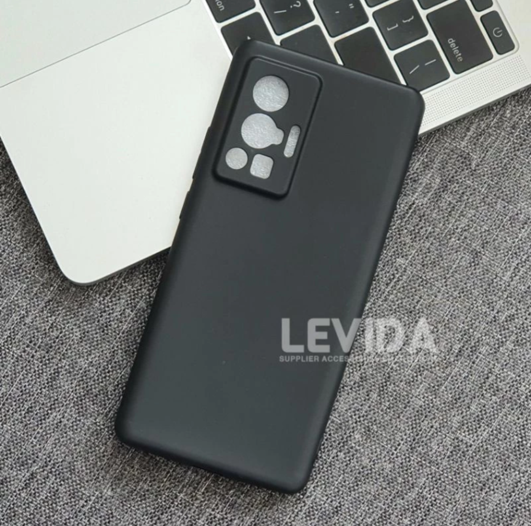 Vivo X70 Pro 5G Cover Soft TPU Slim Smooth Flexible Protective Phone Cover -  Black Matte