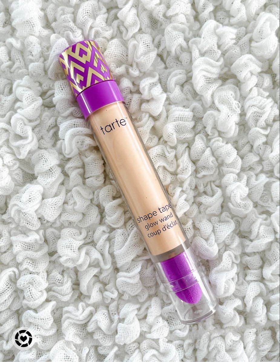 shape tape glow wand sunbeam 2 in 1 puff concealer