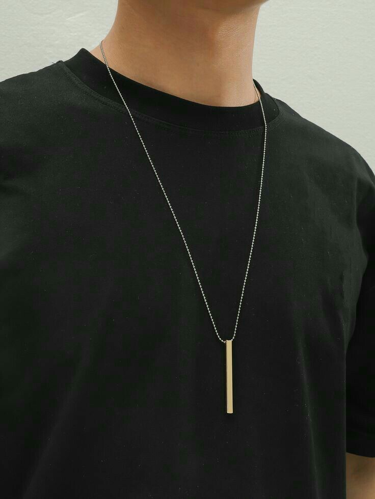 PACK OF 01 PREMIUM QUALITY SUPER FINE ITALIAN BAR LOCKET FOR MENS AND WOMENS NEW ELEGANT DESIGN
