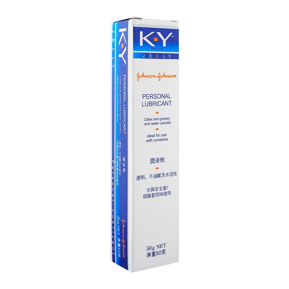 KY Jelly Personal Lubricant Gel Water Based 50g