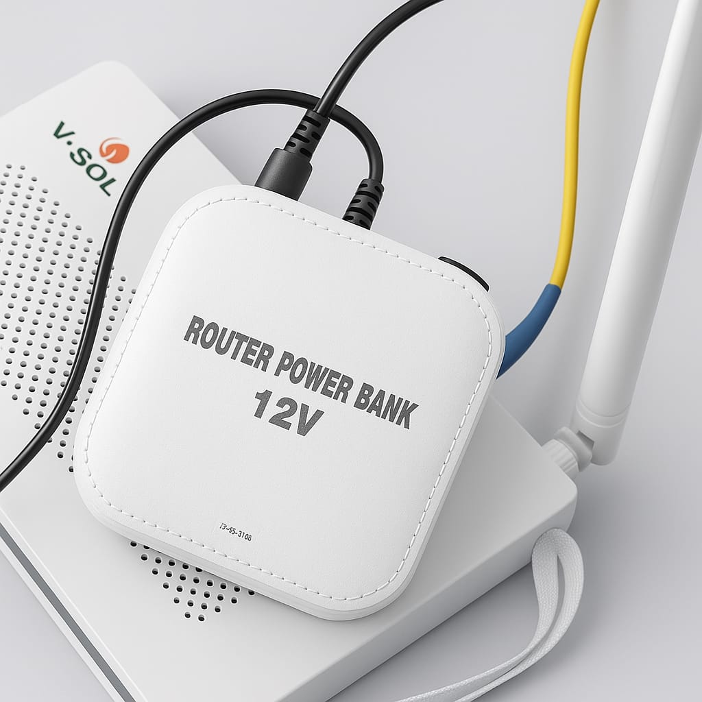 Updated Model WiFi Router UPS Power Bank 12 Volts 2A 4 to 5 Hours Backup