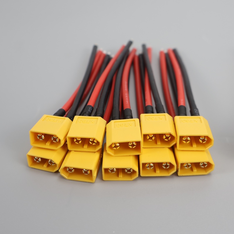 Male Female Connector Plug with Silicon 14 AWG Wire XT60 Connector Plug Cable Dual Extension Battery RC Model Accessories