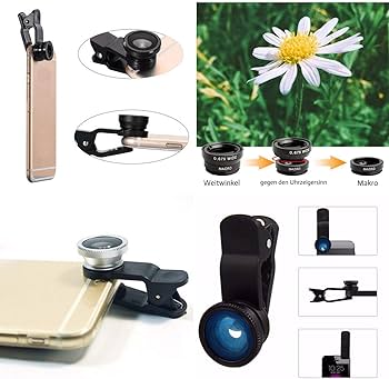 Micro FishEye and Wide lens kit for mobile best universal lens kit for All smartphone Best Telephone camera lens kit