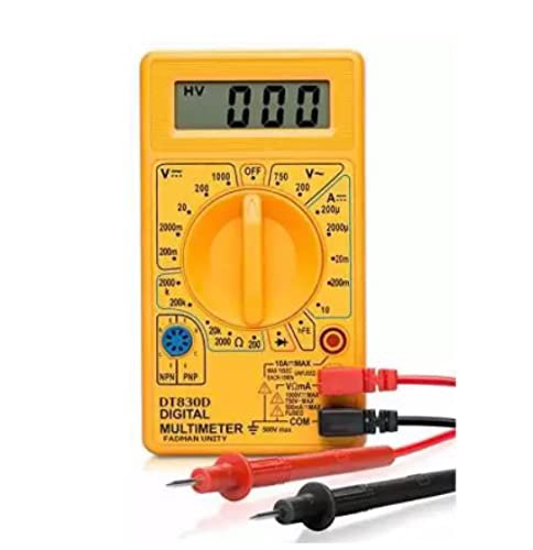 Digital Multimeter Dt-830D, Battery Powered