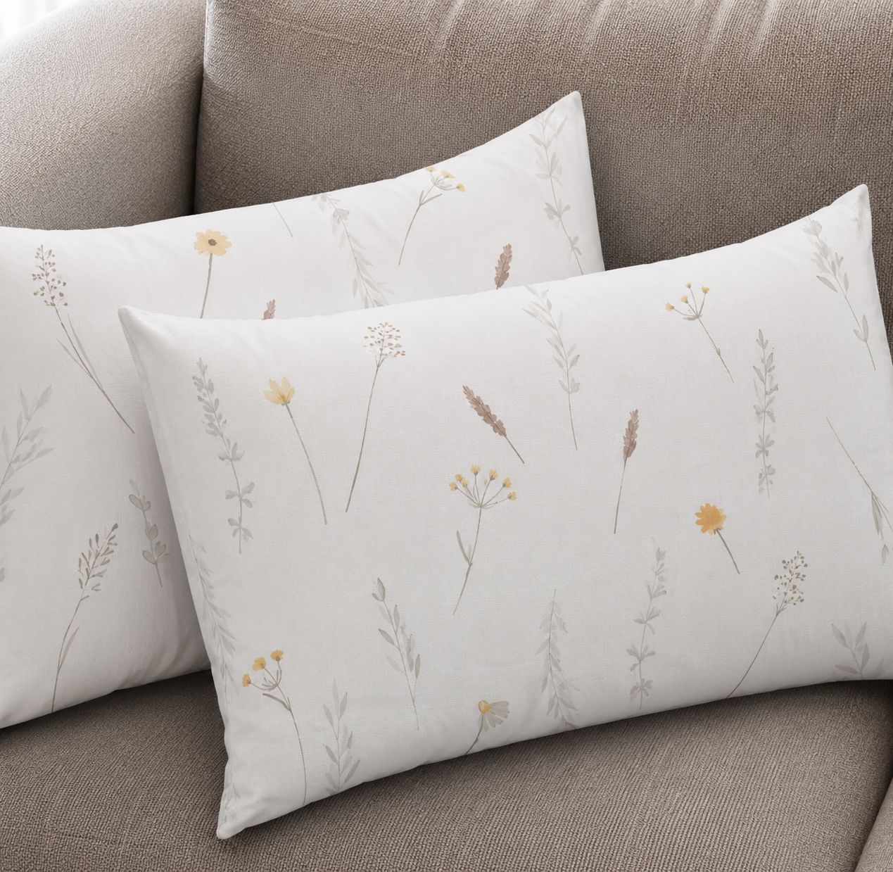 Export Quality Pillow Covers Pack Of 2 Printed Takiya Cover Envelope Closure Elegant Designs Soft Cotton Pillow Cover