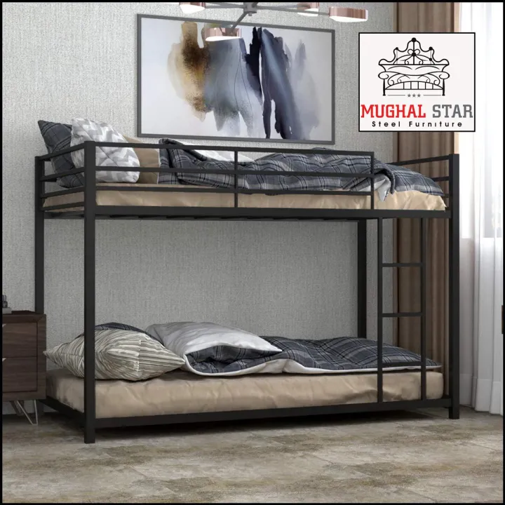 Twin Bunk Bed, Bunk Bed, 2 Story Bunk Bed, Mughal Star Steel Furniture(Customized)