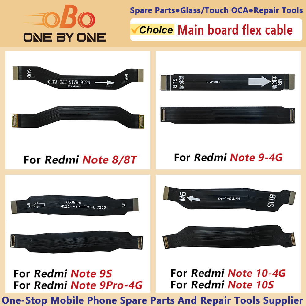 Motherboard Main Board Connector Ribbon Flex Cable for Redmi 8 9 NOTE 8 9 10 PRO 4G 5G 9S 10S Replacement Parts  (1PC)