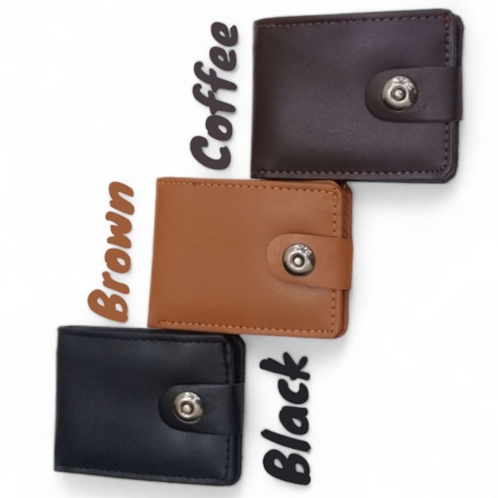 Leather Wallet For Men And Boys | Premium Quality Wallet Magnetic Button Closure Slim and smart Easily adjust in pocket | Voilet  Pruse