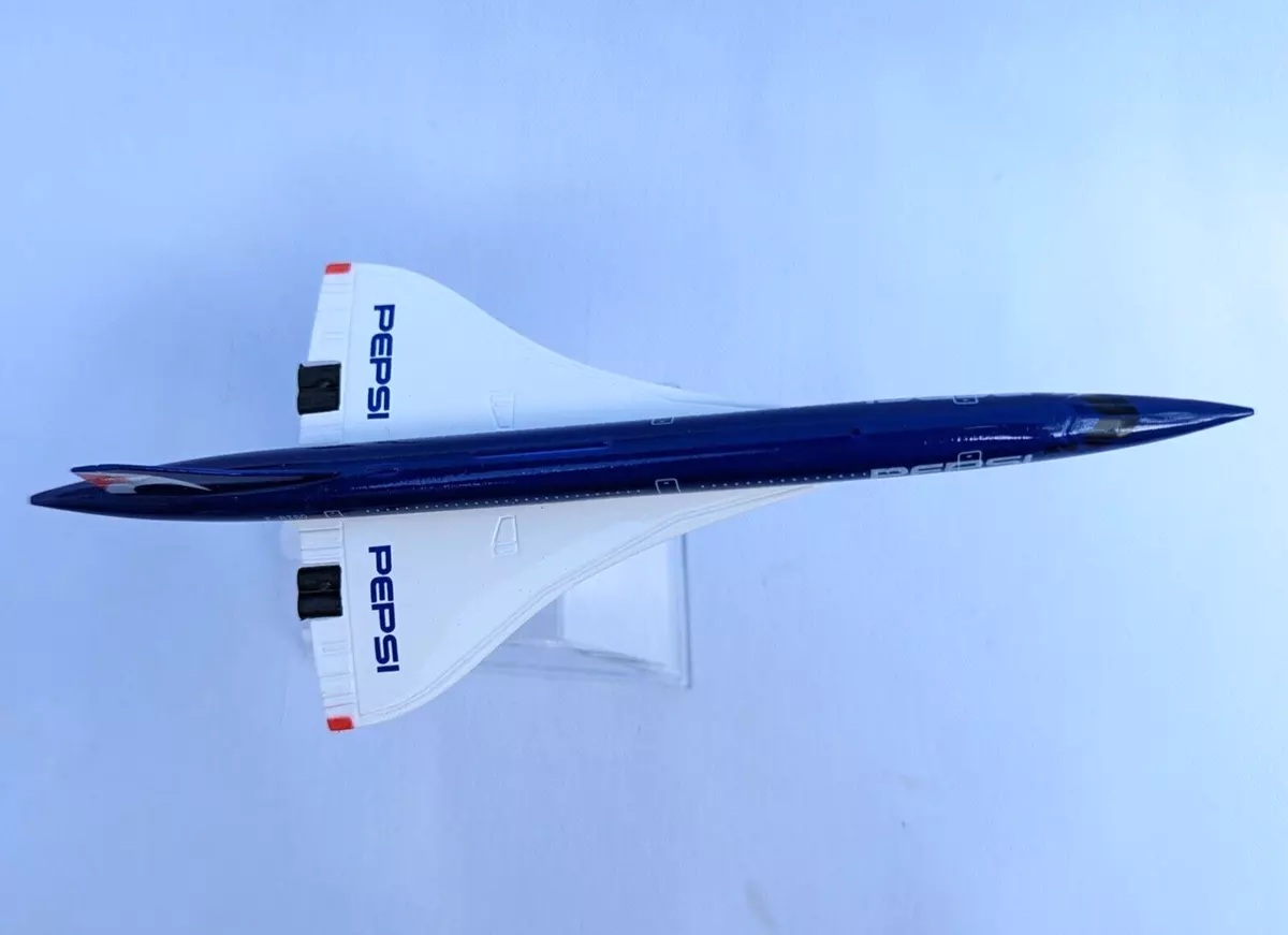 Peps Concorde Diecast Metal Airplane Model 1:400 Scale – 16cm Aircraft Model Plane for Home & Office Decoration