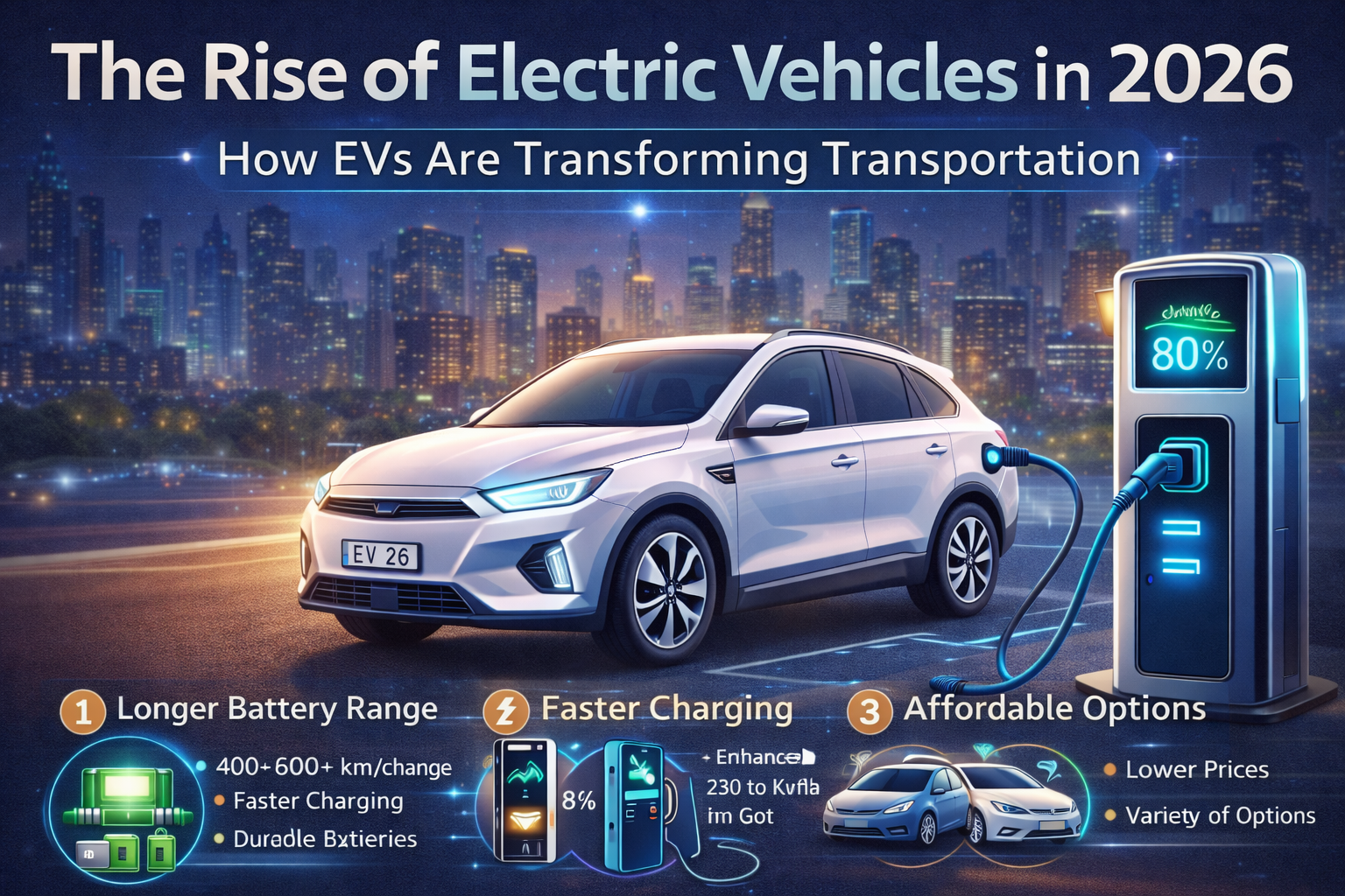 Electric Vehicles in 2026 – How EV Technology Is Transforming the Future of Transportation