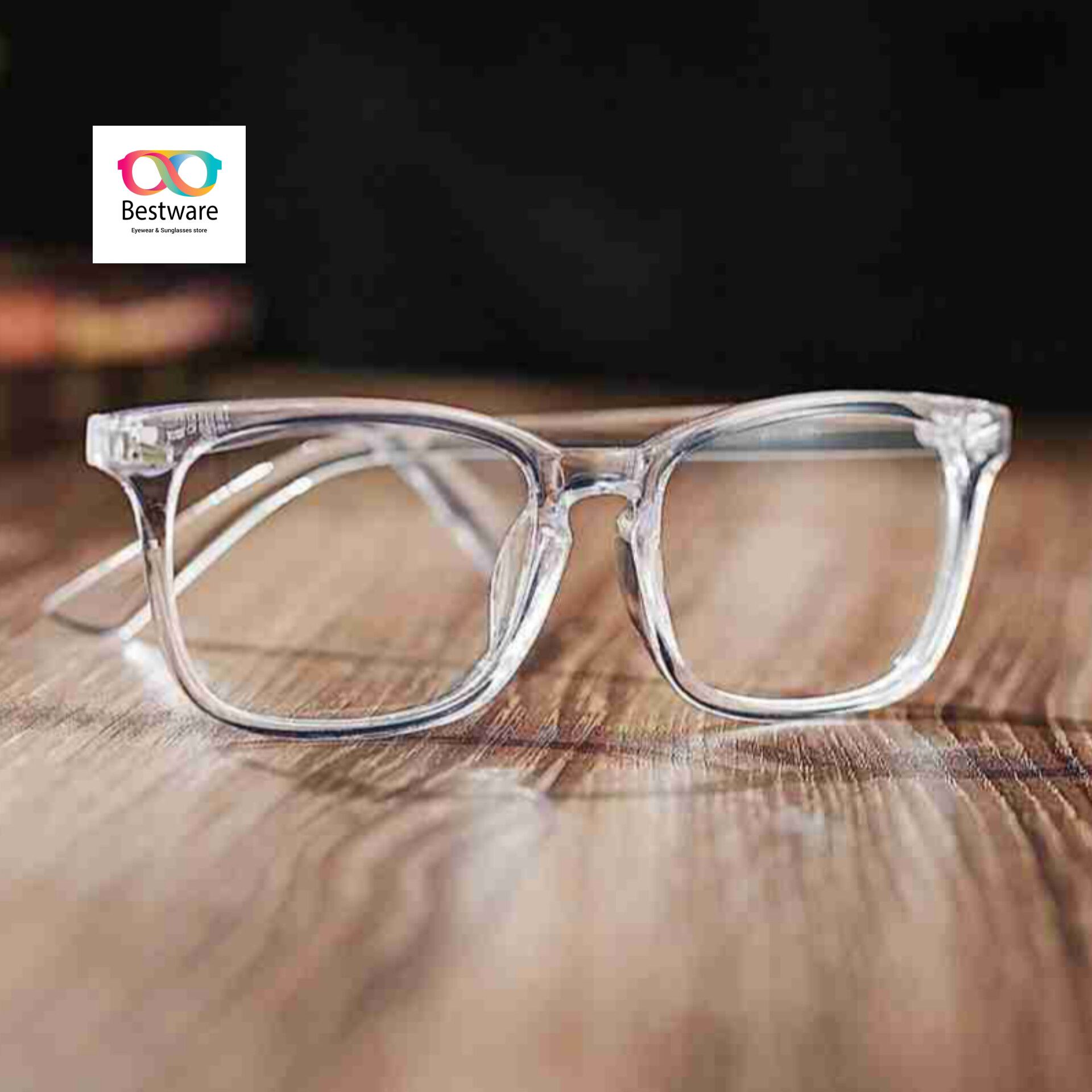 Transparent anti glare Screen protection glasses for Men/Women.Computer glasses-Best for Computer and Mobile User-