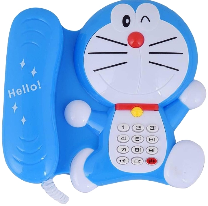 Gaza toy shop Doremon Telephone for Kids Learning Talk on
Phone / Doraemon Telephone Set with free cell for Kids /
Telephone Toys for Kids, Girls and Boys /
Musical Doraemon Toys