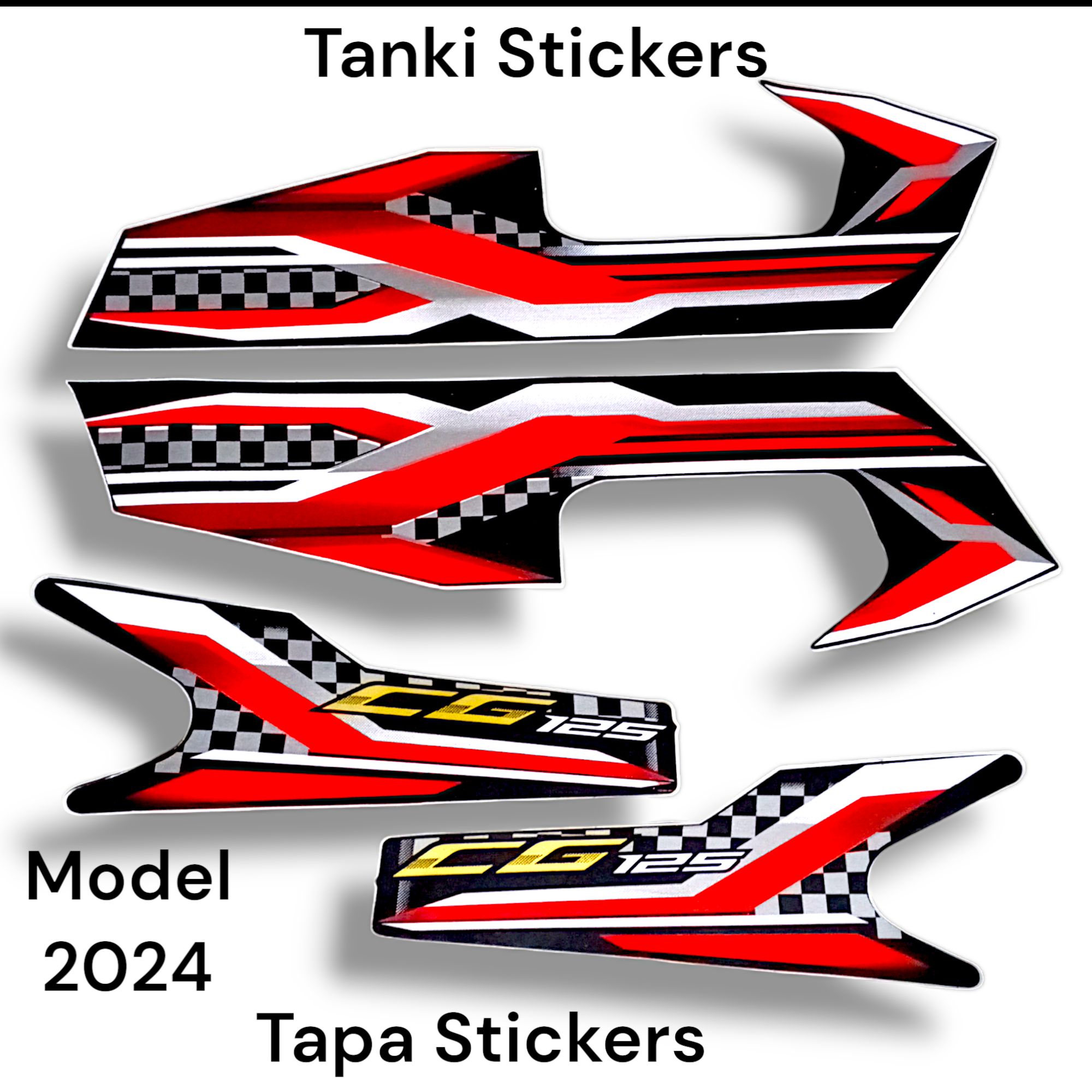 Bike Sticker 125 Tanki tapa/4piece Sticker for Honda 125 piece
